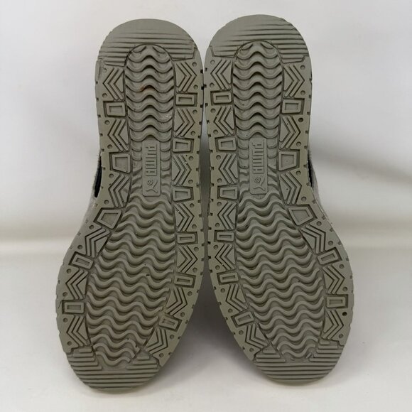 Puma Sky Hi Leather Hidden Wedge Shoes Black Gray Women’s Size 7.5 - Picture 6 of 7